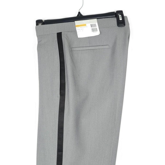 Alfani Other - Alfani Men's Slim-Fit Stretch Tuxedo Pants Grey/Black 30x30 NWT